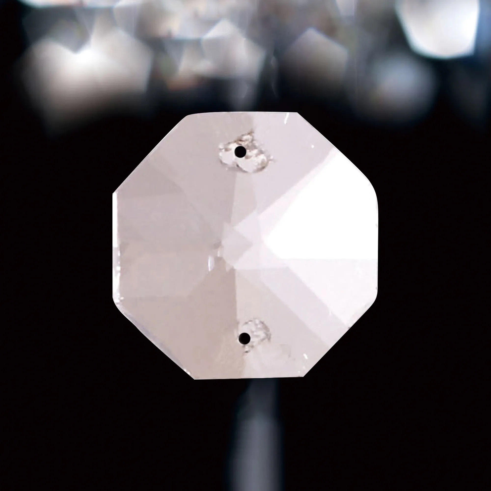 C50000  Crystal Octagon Without Ring 14mm